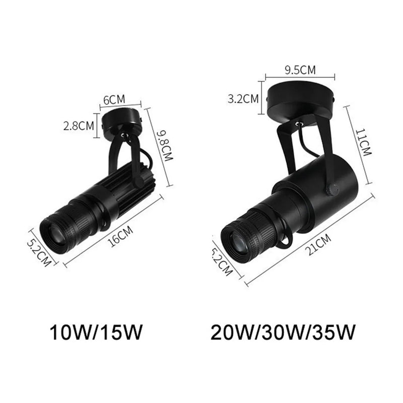 Axyaa Wireless Control Dimmable Track Spotlights with 4 Aperture Dimming
