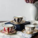 Axyaa Camellia Ceramic Coffee Mug - European Court Luxury Latte Cup