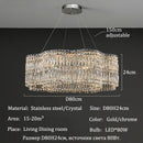 Axyaa Crystal Chandeliers: Modern Luxury Home Villa Living Room Lighting Fixtures