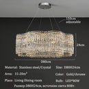 Axyaa Crystal Chandeliers: Elegant Home Villa Decoration, Living Dining Room Lighting.