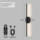 Axyaa Touch Switch LED Wall Sconce with USB, Dimmable, Wireless, Rechargeable