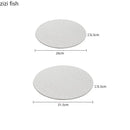 Axya Ceramic Meteor Shower Plate Set • Pure White Restaurant Tableware