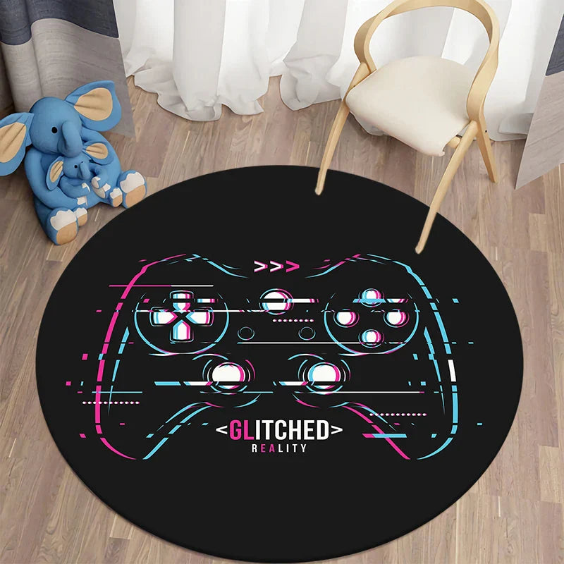 Axyaa Round Rugs Living Room Floor Mats Children's Carpet Bedroom Home Decor
