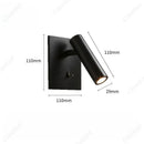 Axyaa Adjustable LED Reading Wall Lamp for Bedroom Bedside - Stylish Lighting Choice