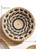 Seagrass Wall Basket: Handmade Boho Home Decor by Axyaa