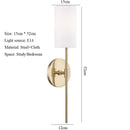 Axyaa Nordic Straight Pole Wall Lamp for Bedroom Living Room Background Wall