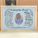 Axyaa Custom Photo Night Light Up Picture Frames for Unique In Memory Tribute