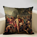 Axyaa Neoclassicism Napoleon Oil Painting Cushion Cover
