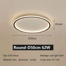 Axyaa Nordic Ultra-thin Remote Control LED Ceiling Chandelier