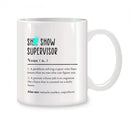 Axyaa Women's Shit Show Supervisor Mug - Funny Coworker Team Manager Gift