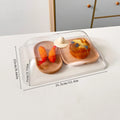 Axyaa Transparent Insulated Food Cover - Anti-Splatter & Insect Proof - Kitchen Accessories