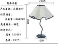 Axyaa Wabi-sabi Petal Table Lamp E27 LED Fabric Shade for Living Room & Bedroom