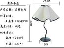 Axyaa Wabi-sabi Petal Table Lamp E27 LED Fabric Shade for Living Room & Bedroom