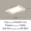 Axyaa Nordic White Ceiling Lamp for Minimalist Home Decor & Lighting Control