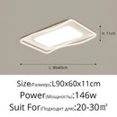 Axyaa LED Ceiling Lamp with Remote Control for Nordic Minimalist White Living Room
