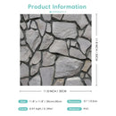 Axyaa 3D Faux Stone Peel Stick Backsplash Wall Tile Sticker 30cm x 30cm