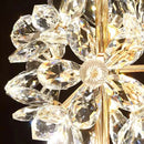 Axyaa Crystal Chandelier Stair Pendant Lamp Living Room Interior Lighting