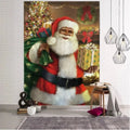 Axyaa Santa Claus Print Tapestry for Christmas Decor