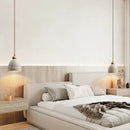 Axyaa Japanese Design Yellow Travertine Pendant Lights for Wabi-Sabi Style Bedroom