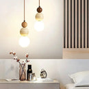 Axyaa Cream Style LED Pendant Lamp for Bedroom, Bedside, and More