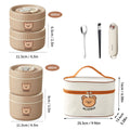 Axyaa Stainless Steel Insulated Lunch Box for Kids & Students