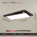 Axyaa Modern Minimalist LED Ceiling Light White Black House Lighting