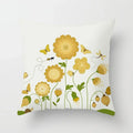 Axyaa Abstract Line Flower Print Pillowcase