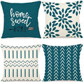Axyaa Soft Linen Cushion Cover 45x45cm Multi-color for Living Room Sofa