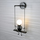 Axyaa Cute Doll Wall Light for Bedroom - LED Indoor Sconce Home Decors