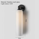 Axyaa Glass Tube Wall Lamp - Luxury Minimalist Nordic Bedroom Art Light