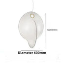 Axyaa Modern Nordic LED Chandelier for Dining Room, Kitchen, Bedroom - Luxury Design