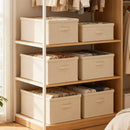 Axyaa Closet Organizer Box Pants Jeans Sweater Storage Compartment Basket