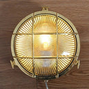 Axyaa Nordic Copper Wall Lamp Glass LED Stair Light Loft Style Wandlamp