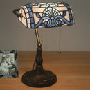Axyaa Stained Glass Desk Lamp Tiffany Style Scandinavian Home Decor LED Table Light