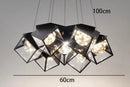 Axyaa Modern Chandelier Pendant Light for Dining Room Ceiling - Indoor Lighting