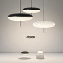 Axyaa Modern LED Black & White Chandelier for Restaurant, Living Room, Bedroom.