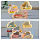 Axya Cloud Tulip Night Light - Handmade Flower Home Decor Lamp for Creative Atmosphere