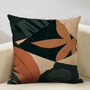 Axyaa Geometric Cushion Cover 45x45cm Linen Pillowcase for Home Bedroom Sofa