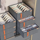 Axyaa Stackable Drawer Organizer Set for Clothes, Underwear, Socks, and Bras