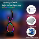 Axyaa LOVE USB Table Lamp with Color Changing LED Light