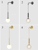 Scandinavian Nordic Wall Lamp Round Led Light for Axyaa Brand