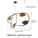 Axyaa Alien Shaped LED Chandelier for Designer Art Restaurant and High-end Decor