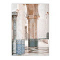 Islamic Moroccan Door Canvas Painting Wall Art Print by Axyaa for Home Decor