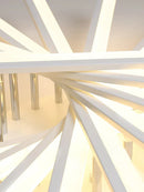 Axyaa Modern LED Ceiling Chandeliers - Dimmable Living Room Lighting Fixtures