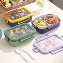 Axyaa 720ml Stainless Steel Thermal Lunch Box with Spoon & Fork