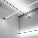 Axyaa Skyline LED Wall Sconce: Modern Black & White Linear Bar Strip Light