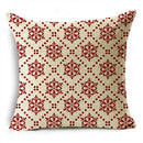 Axyaa Merry Christmas Linen Pillowcase Cushion Cover 45x45cm