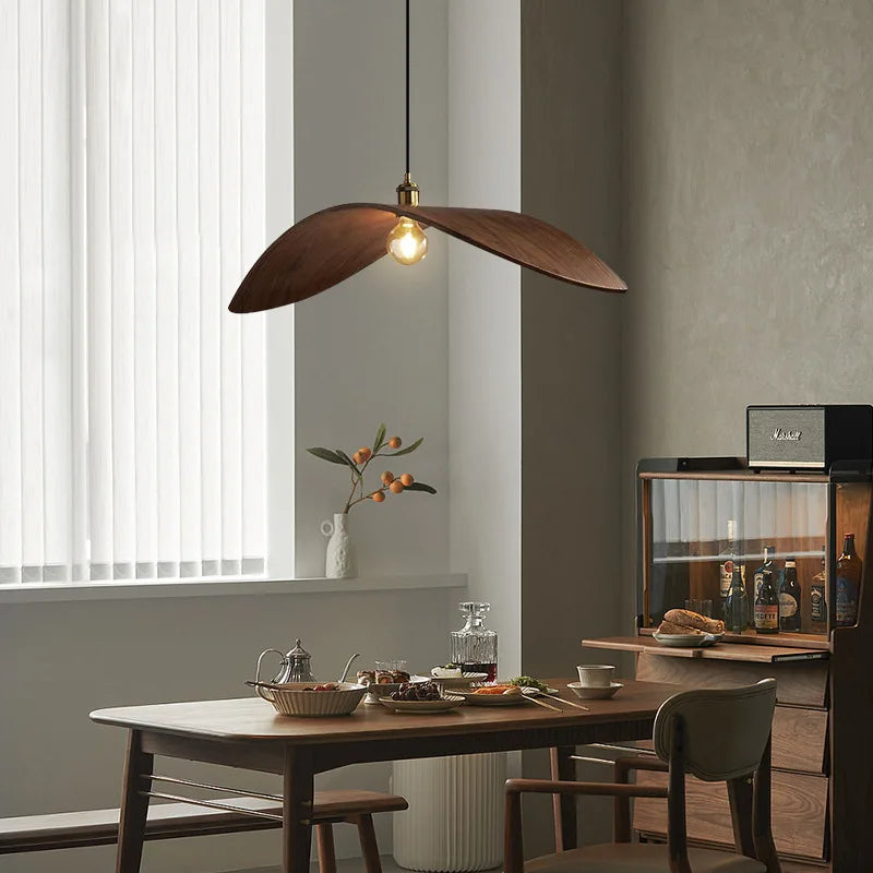 Axyaa Seagull Wood Chandelier Pendant for Restaurant Dining Room