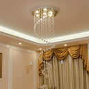 Axyaa Luxury Crystal Chandelier for Double Staircase & Living Room
