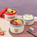 Axyaa Stainless Steel Insulated Lunch Box - Portable & Microwave Safe